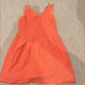 EGG Stylish Orange Kids Dress with Gold straps